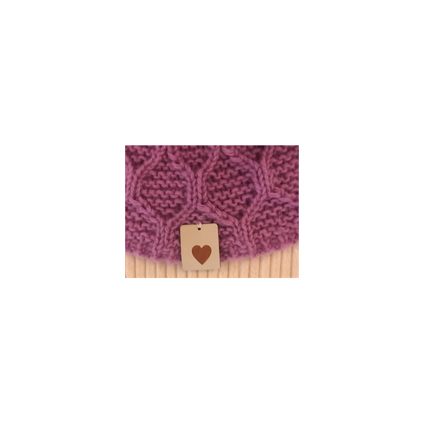 KANTMERKE - Made with LOVE - Hvit